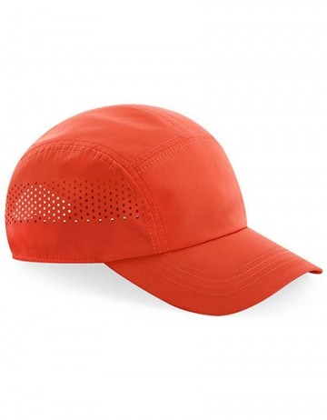 B188 Beechfiel Technical Running Cap chili rood
