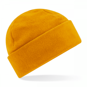 B243R Beechfield Recycled Fleece Cuffed Beanie mosterd