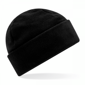 B243R Beechfield Recycled Fleece Cuffed Beanie zwart
