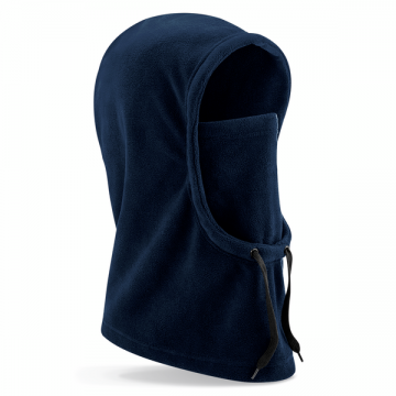 B282R Beechfield Recycled Fleece Hood frans marineblauw