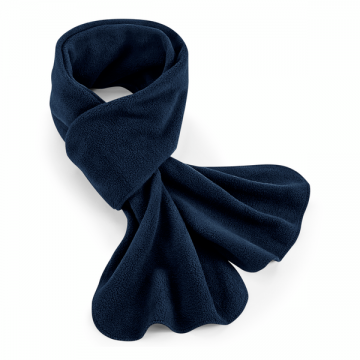 B293R Beechfield Recycled Fleece Scarf frans marineblauw
