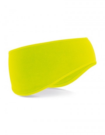Beechfield Softshell Sports Tech Headband B316 fluo geel