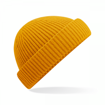 B383R Beechfield Harbor Beanie mosterd