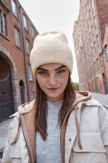 B384R Beechfield Oversized Cuffed Beanie