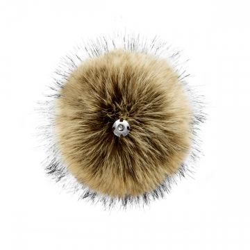 B400 Sleutelhanger van imitatiebont pop Pom