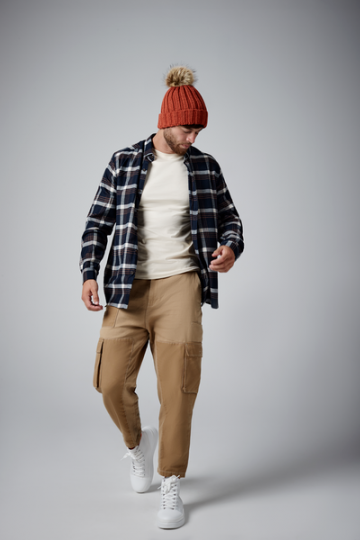 Beechfield Fur Pop Pom Chunky Beanie B412