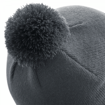 B426B Beechfield Junior Originele Pom Pom Beanie detail 1