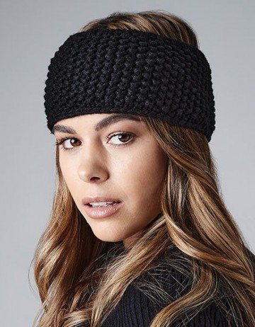 B434 Beechfield Slopeside Waffle Headband