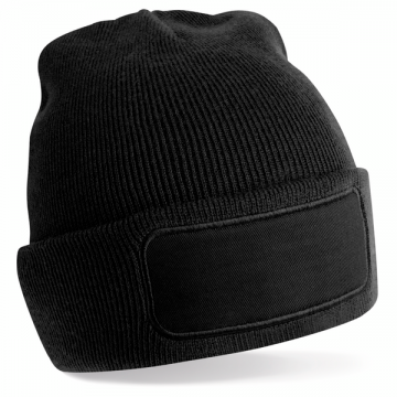 B445R Beechfield Recycled Original Patch Beanie zwart