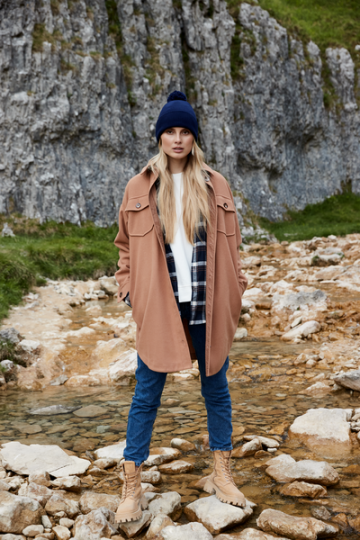 B450N Beechfield Organic Cotton Snowstar® Beanie