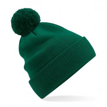 B450N Beechfield Organic Cotton Snowstar® Beanie flessengroen