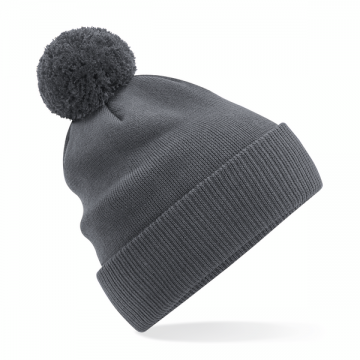 B450N Beechfield Organic Cotton Snowstar® Beanie grafietgrijs