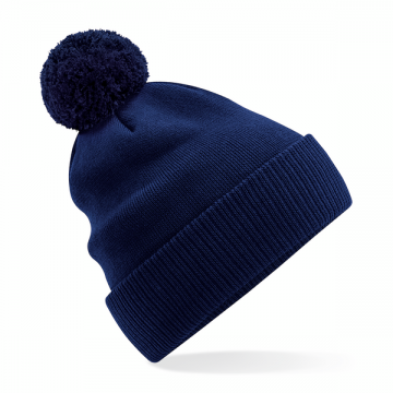 B450N Beechfield Organic Cotton Snowstar® Beanie oxford marineblauw