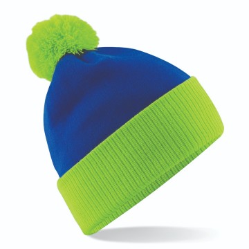 B451 Beechfield Snowstar® Two-Tone Beanie
