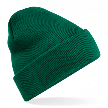B45R Beechfield Recycled Original Cuffed Beanie flessengroen