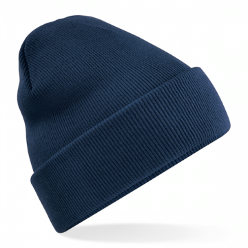 B45R Beechfield Recycled Original Cuffed Beanie frans marineblauw