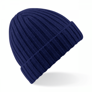 B465 Beechfiel Chunky Ribbed Beanie oxford marineblauw