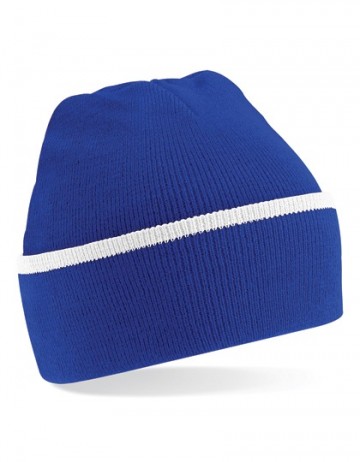 B471 Beechfield Teamwear Beanie bright royalwhite