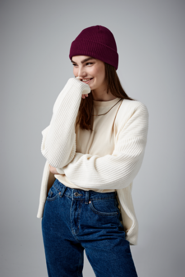 B50N Beechfield Organic Cotton Beanie