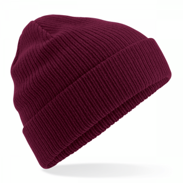 B50N Beechfield Organic Cotton Beanie burgundy