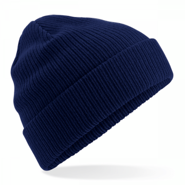B50N Beechfield Organic Cotton Beanie oxford marineblauw