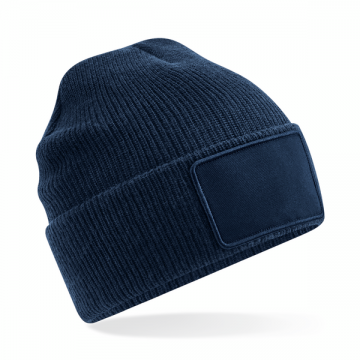 B540 Beechfield Removable Patch Thinsulate™ Beanie frans marineblauw