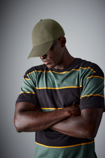 B54N Beechfield Organic Cotton 6 Panelen Cap