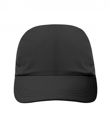 Myrtle Beach 3 panelen cap met UV protectie MB6228 zwart