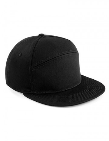 B670 Beechfield Pitcher Snapback cap zwart