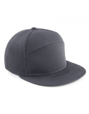 B670 Beechfield Pitcher Snapback cap grafiet grijs