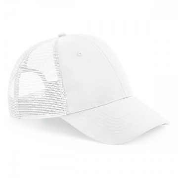 B75R Beechfiel Recycled Urbanwear 6 Panel Snapback Trucker cap wit
