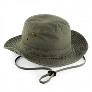 B789 Beechfield Outback Hat olijfgroen