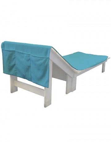 BearDream zonnestoel badlaken BD701N licht waterblauw