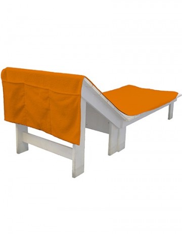 BearDream zonnestoel badlaken BD701N oranje