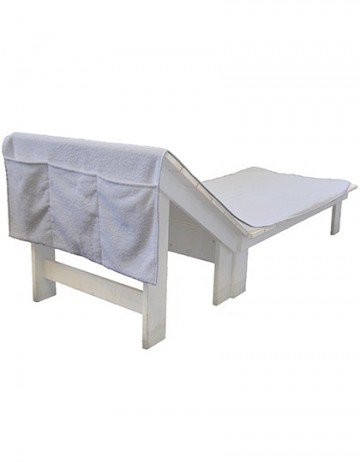 BearDream zonnestoel badlaken BD701N wit