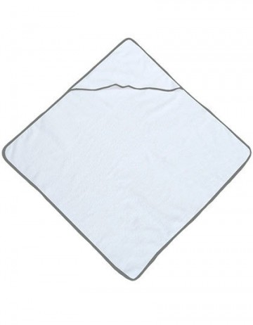 BearDream baby velours handdoek met kap BD783 grijs