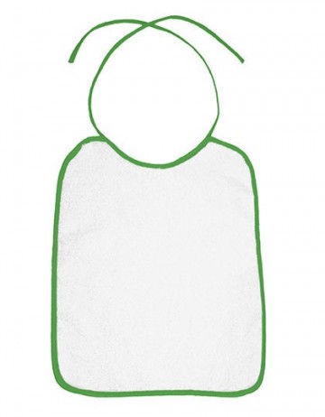 BearDream Omzoomde baby slabber BD781 donkergroen