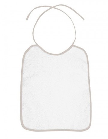 BearDream Omzoomde baby slabber BD781 zand