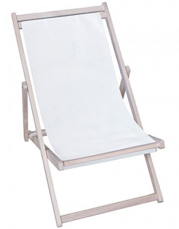 BearDream Strandstoel en canvas seat BD859 en BD860 wit