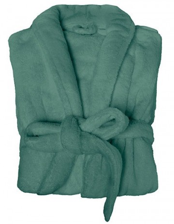 BearDream dames fleece badjas BD861 rustiekgroen