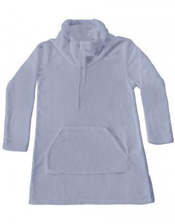 BearDream Coral fleece lounge pullover BD862 lichtgrijs