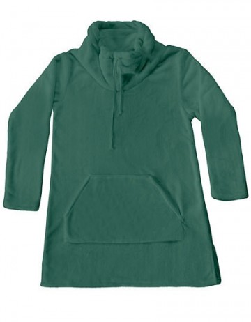 BearDream Coral fleece lounge pullover BD862 rustiekgroen