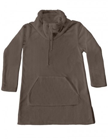 BearDream Coral fleece lounge pullover BD862 taupe