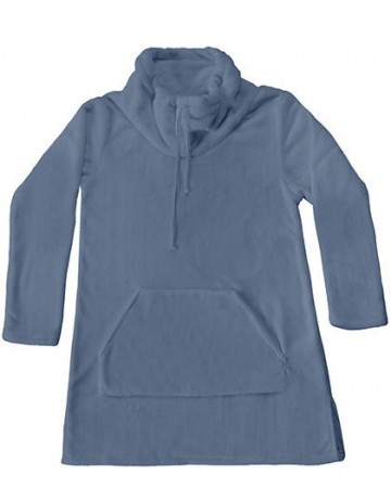 BearDream Coral fleece lounge pullover BD862 zachtblauw