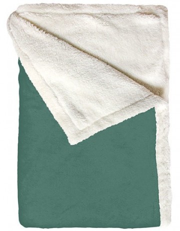BearDream Sherpa fleece deken BD863 rustiekgroen