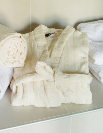 BearDream badstof sauna badjas BD954 beige