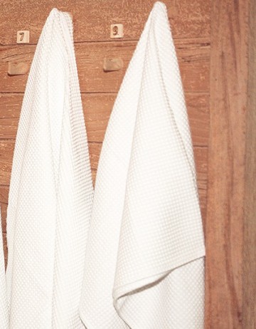 BearDream bad en sauna handdoek wafelreliëf BD955