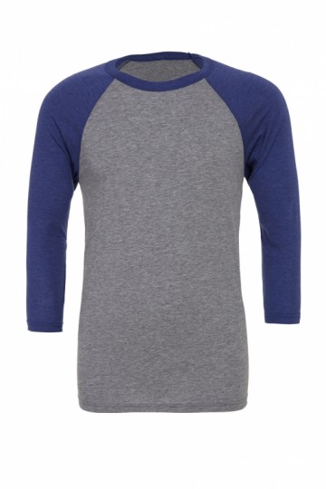 B+C T-shirt Baseball met 3/4 mouwen