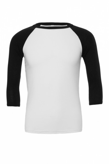 B+C T-shirt Baseball met 3/4 mouwen