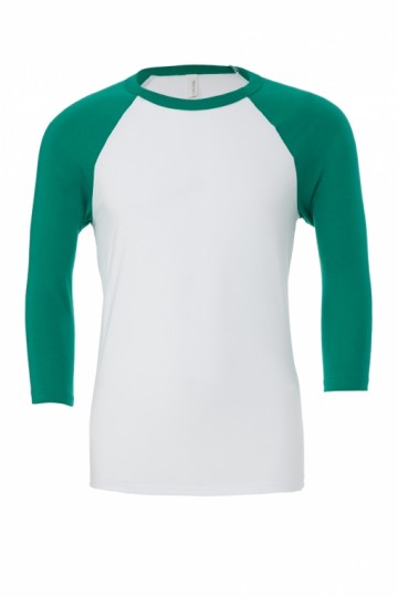 B+C T-shirt Baseball met 3/4 mouwen